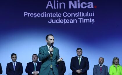 Alin Nica și-a lansat candidatura la președinția CJ Timiș, din partea partidului Forța Dreptei