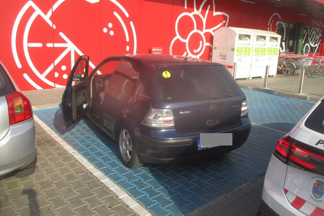Amenzi de peste 1.000.000 de lei aplicate, la Timişoara, şoferilor care au parcat pe locurile destinate persoanelor cu dizabilități