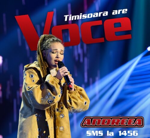 Timişoara are un ambasador de top în semifinala Vocea României. Cum o puteţi vota pe Andreea