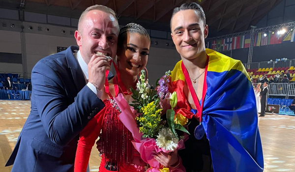 Performanţă uriaşă! Andreea Dumitru și Bogdan Kostner, vicecampioni mondiali la dans sportiv