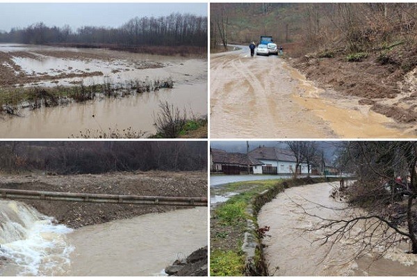Prăpăd în vestul țării: S-au revarsat apele în zonele Sebiş şi Hălmăgel (Foto)