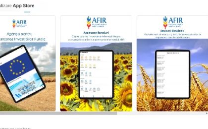Agenția pentru Finanțarea Investițiilor Rurale a lansat prima aplicație pentru telefonie mobilă a unei instituții publice care gestionează fonduri europene