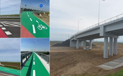 Varianta de Ocolire Arad Est, în imagini