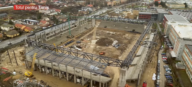 Alfred Simonis: Stadionul Eroii Timișoarei nu va fi gata în această vară. E nevoie de un ritm mai alert