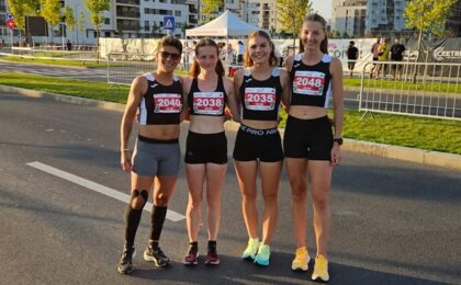 Performanţă în atletism! CSU Politehnica Timişoara a obţinut medalia de argint la Campionatul Naţional de Alergare pe Şosea în proba de 5 kilometri feminin senioare