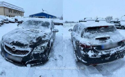 Autoturism căutat de autoritățile din Elveția, indisponibilizat la frontieră, în Timiș 1 Autoturism căutat de autoritățile din Elveția, indisponibilizat la frontieră, în Timiș