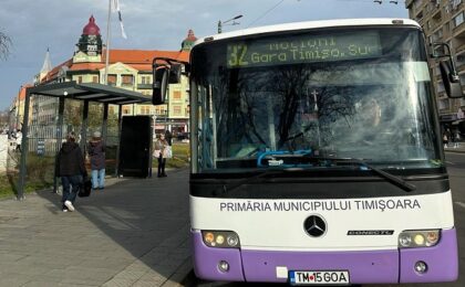 Modificări în circulația unor mijloace de transport în comun din Timișoara, în 1 Decembrie, de Ziua Națională