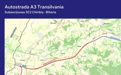 Un nou lot al Autostrăzii A3 va fi construit în Bihor. Data de începere a proiectului este 20 mai