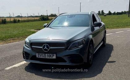 Autoturism căutat de autoritățile din Marea Britanie, descoperit la PTF Foeni