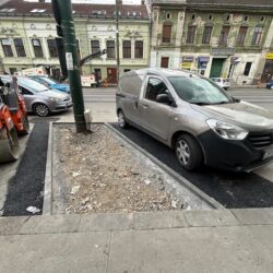 Primarul se laudă cu noua “mega-parcare” din Badea Cârțan: are exact 13 locuri