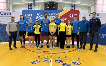 CSU Universitatea de Vest din Timișoara, rezultate excelente la naționalul de badminton