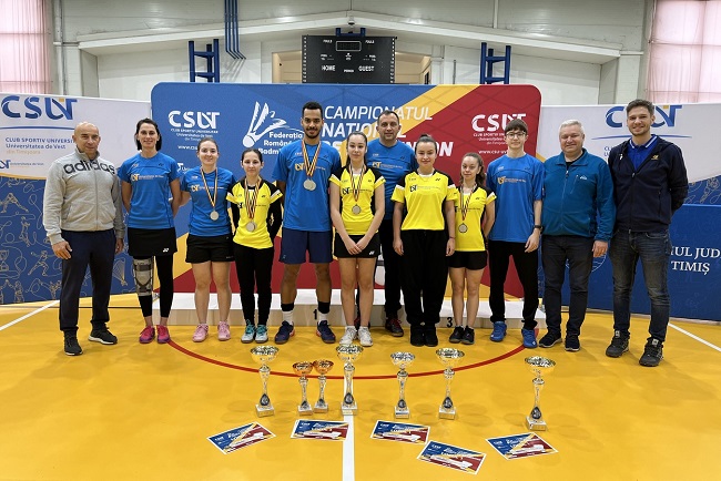 CSU Universitatea de Vest din Timișoara, rezultate excelente la naționalul de badminton
