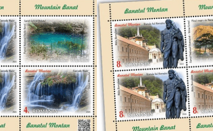 O emisiune filatelică dedicată Banatului Montan va fi pusă în circulație joi 4 O emisiune filatelică dedicată Banatului Montan va fi pusă în circulație joi