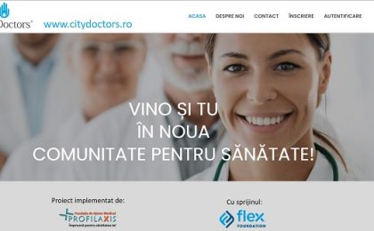 Află cum stai cu sănătatea! Platformă online pentru prevenție, comunicare și informare corectă despre sănătate