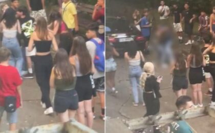 Două fete s-au bătut crunt în Reșița, supărate fiind din cauza unor postări pe Facebook.