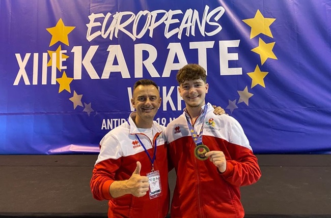 Ce performanță! Timișoreanul Răzvan Bica a devenit campion european la karate (video)