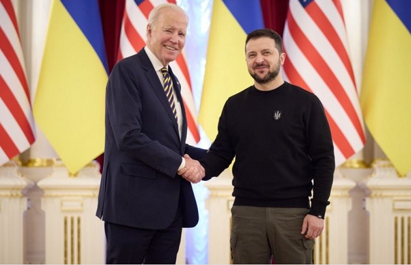 Joe Biden a ajuns la Kiev