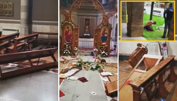 biserica devastata italia