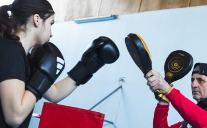 Fetele de la Clubul Viitorul Timișoara au sărbătorit 8 Martie în ring. Foto