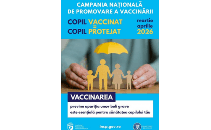 INSP demarează o campanie de vaccinare la nivel național pentru copii