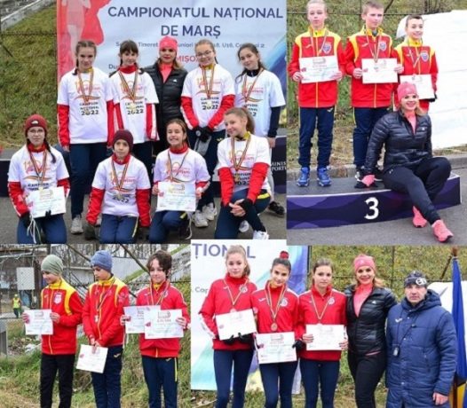 Cluburile de atletism din Giroc şi Moşniţa au obţinut rezultate de excepţie în Finala Campionatului Naţional de Marş