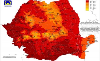 Valul de caniculă pârjolește România. În Timișoara s-au resimțit 42 de grade, la ora 15!