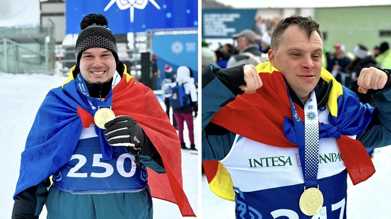 Casian Munteanu şi Andrei Cupşa, de la ACS Ambasadorii Speranței Timişoara, nominalizați pentru titlul de "Sportivul Anului Special Olympics"