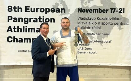 Medicul stomatolog timișorean Cătălin Simon, multiplu campion european la Vilnius!