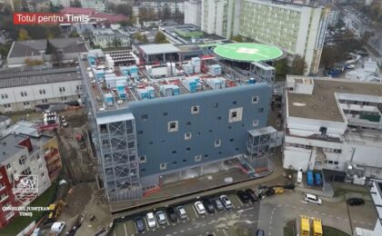 Centrul de Mari Arși din Timișoara, operațional de la vară: 25 de săli de operații, o secție ATI, o unitate de primiri urgențe cu 58 de paturi și un heliport (VIDEO)