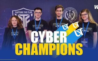 Locul II pentru echipa de studenți ai UVT la concursul național de securitate cibernetică
