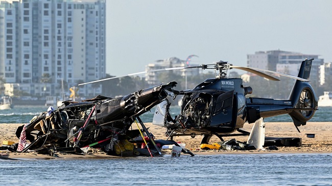 Coliziune între două elicoptere, soldată cu patru morți și trei răniți grav (video)