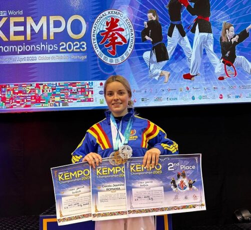 Jasmina Ciocoiu - trei medalii la mondialul de kempo!