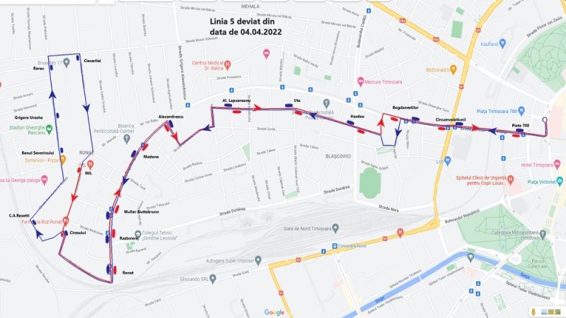 Modificări majore în circulația tramvaielor, la Timișoara