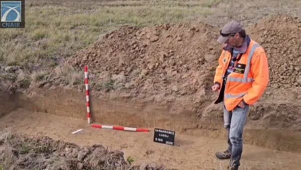 Stadiul investigațiilor arheologice efectuate în cadrul Studiul de Fezabilitate al Drumului de Mare viteză "Filiași-Lugoj". Video