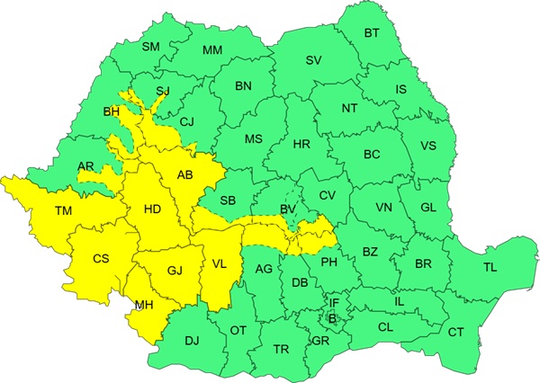 Anunț meteo de ultimă oră: Cod galben în Banat! Ninsori, polei și viscol în întreaga țară, până luni seara 2 Anunț meteo de ultimă oră: Cod galben în Banat! Ninsori, polei și viscol în întreaga țară, până luni seara
