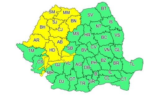 cod galben meteo