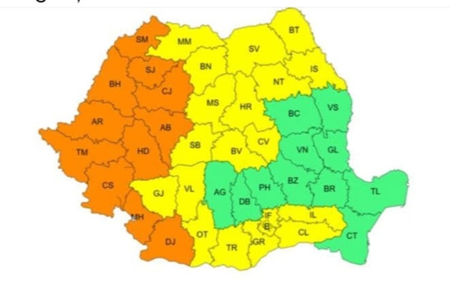 Cod portocaliu de caniculă în Banat, Crișana, Oltenia și vestul Transilvaniei. Temperaturile ajung la 37 de grade! 1 Cod portocaliu de caniculă în Banat, Crișana, Oltenia și vestul Transilvaniei. Temperaturile ajung la 37 de grade!