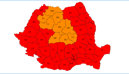 Codul roșu de caniculă a fost prelungit până marți 3 Codul roșu de caniculă a fost prelungit până marți