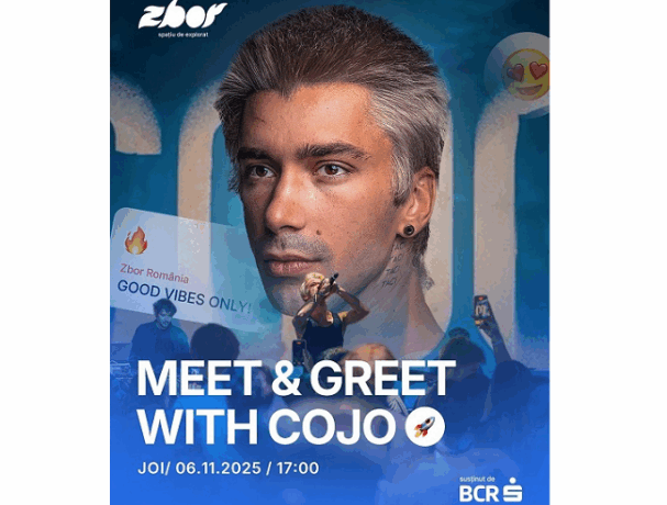 Întâlnire cu artistul COJO, una dintre vocile autentice ale noii generații, la Zbor Hub Timișoara