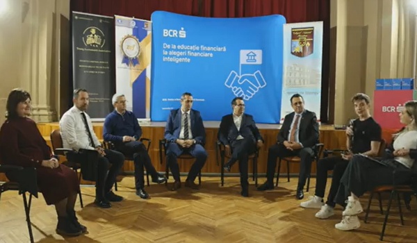 Colegiul Național Bănățean din Timișoara a fost gazda unei conferințe județene pe tema educației financiare