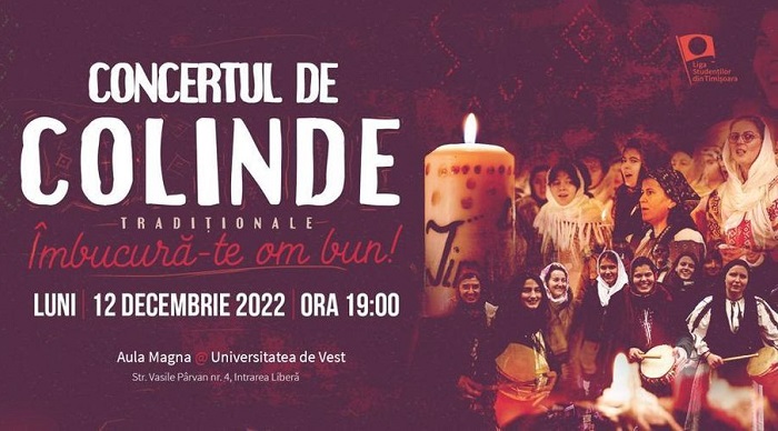 Liga Studenților Timișoara vă invită la un concert de colinde tradiționale vechi