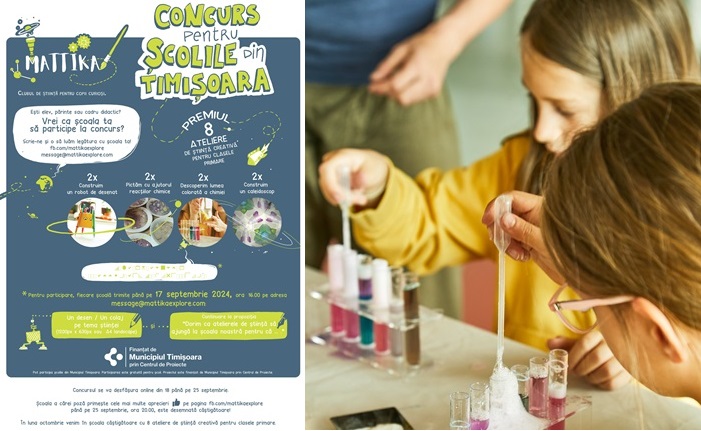 Școala începe cu o invitație la creativitate și știință
