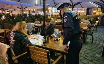 Acțiune cu efective mărite desfășurată de polițiștii timișeni (foto)