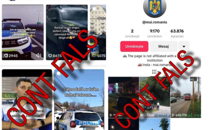 Avertisment MAI: Conturi false de TikTok folosesc identitatea instituției