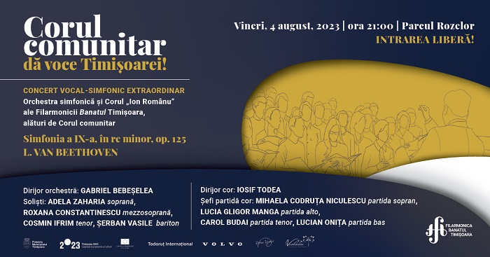Corul comunitar, la debut. Concert cu intrare liberă în Parcul Rozelor