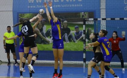 CSU Universitatea de Vest Timişoara, la primul meci pe teren propriu