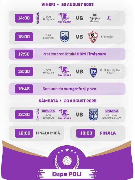 "Cupa Poli", astăzi şi mâine, la sala "Constantin Jude". Participă echipe de top. FOTO