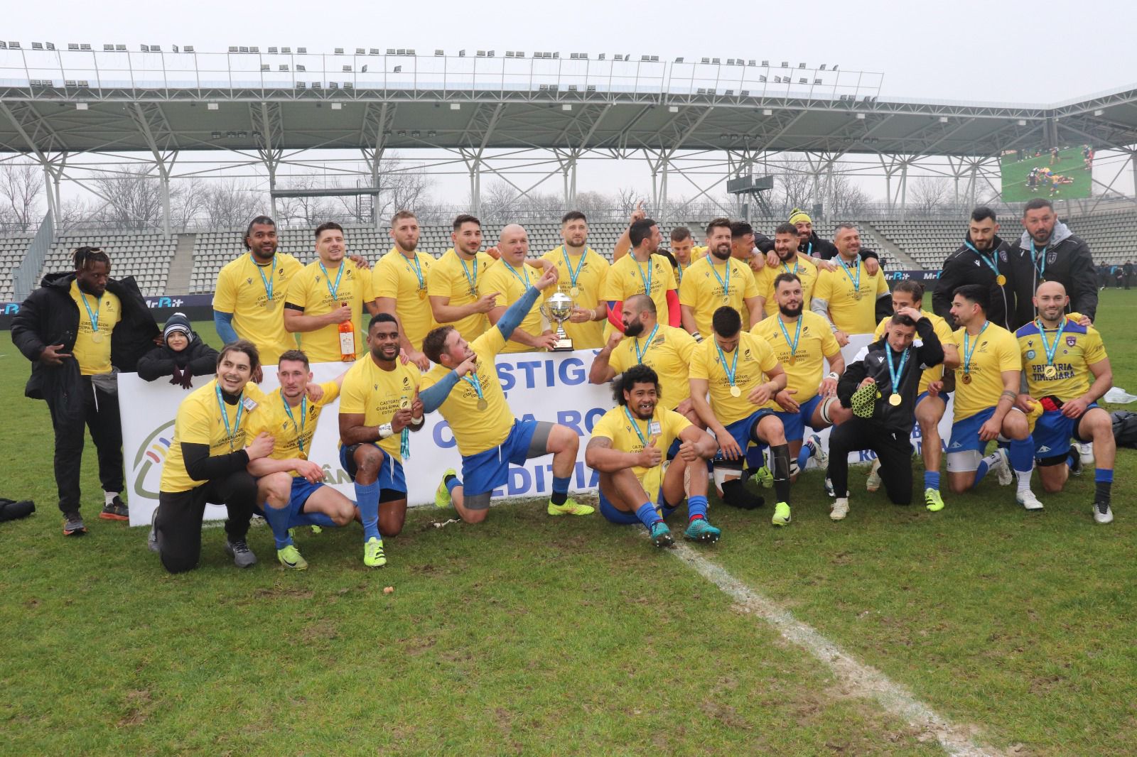 SCM USV Timișoara a câștigat Cupa României la rugby!