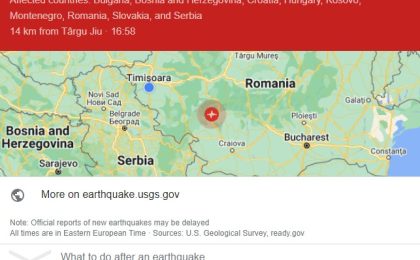 Pompierii au intrat în alertă după cutremurul de 5,2 din România. A fost urmat de un alt seism