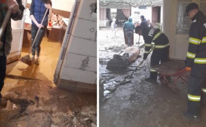 Viitură în Caraș-Severin, circa 100 de gospodării dintr-o localitate au fost afectate
